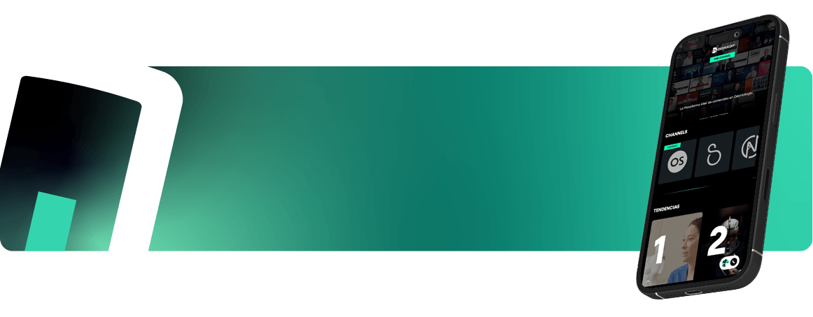Banner promocional de suscripción con logo de Inspiria Dental y dispositivo móvil